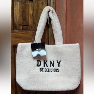 Donna Karan DKNY Be Delicious Sherpa Tote Bag New with Tags. Limited Edition!